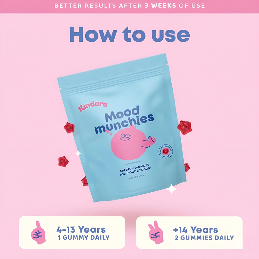 Kindora Kids Mood & Focus Gummies