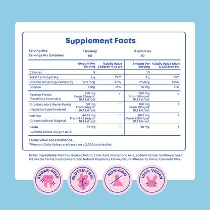 Kindora Kids Mood & Focus Gummies